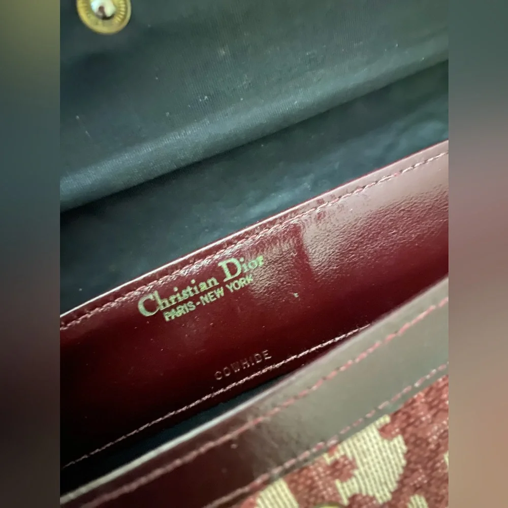 VTG Dior clutch wallet